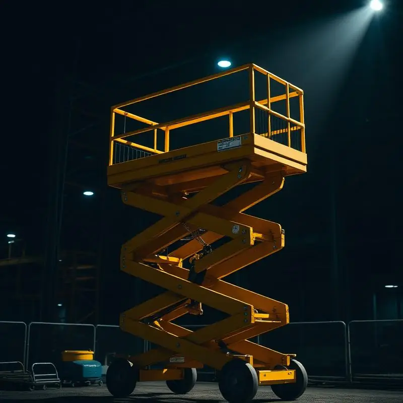Plataforma elevatória para obra